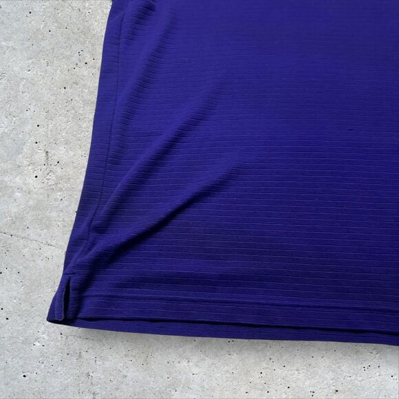 Colorado Rockies Antigua Polo Shirt Men's 2XL MLB Purple Performance Fabric - Picture 4 of 8